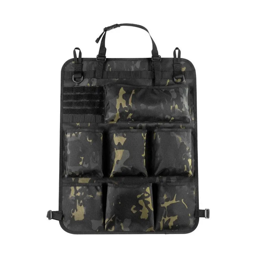 Tactical Camo Seat Back Organizer, 7-Pocket Universal Fit C – Car Accessories | MotorWorld Marketplace