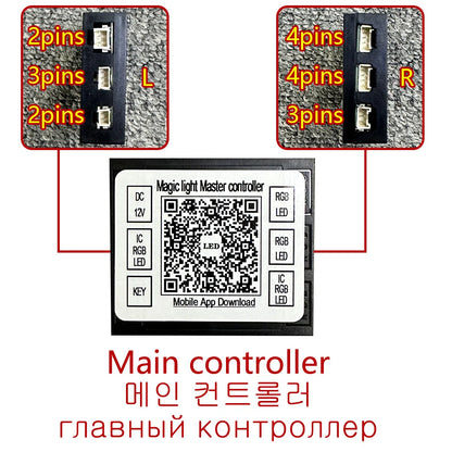 For Bentley Flying Spur 3Y/4N RGB 22in1 Ambient Light Kit