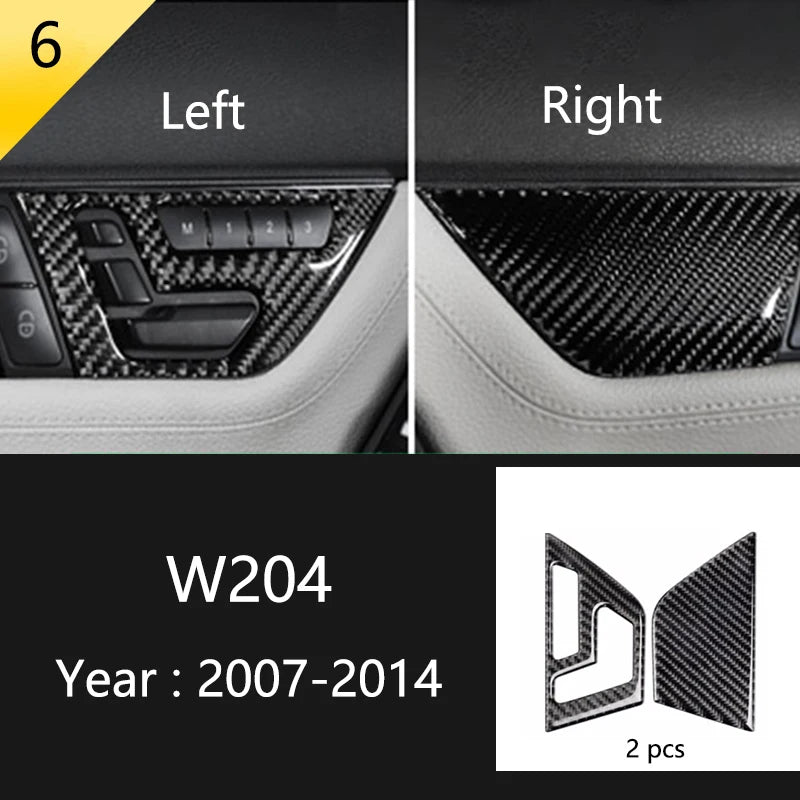 Carbon Fiber Window Trim for Mercedes C-Class W204/C180/C200 Type 6 – Car Accessories | MotorWorld Marketplace