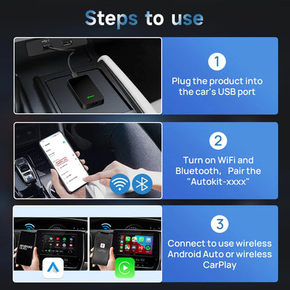 2air CarlinKit 5.0/4 Wireless CarPlay & Android Auto Box