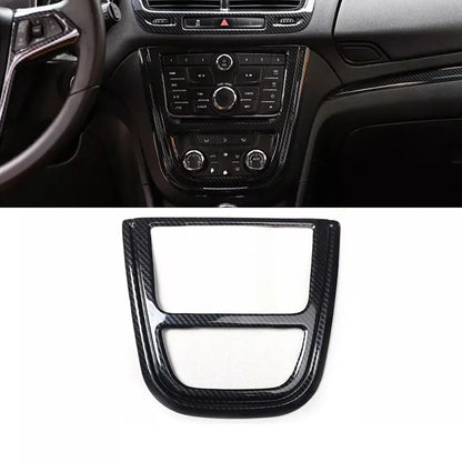 Carbon Fiber Console Panel Cover for Buick Encore 2013-2015