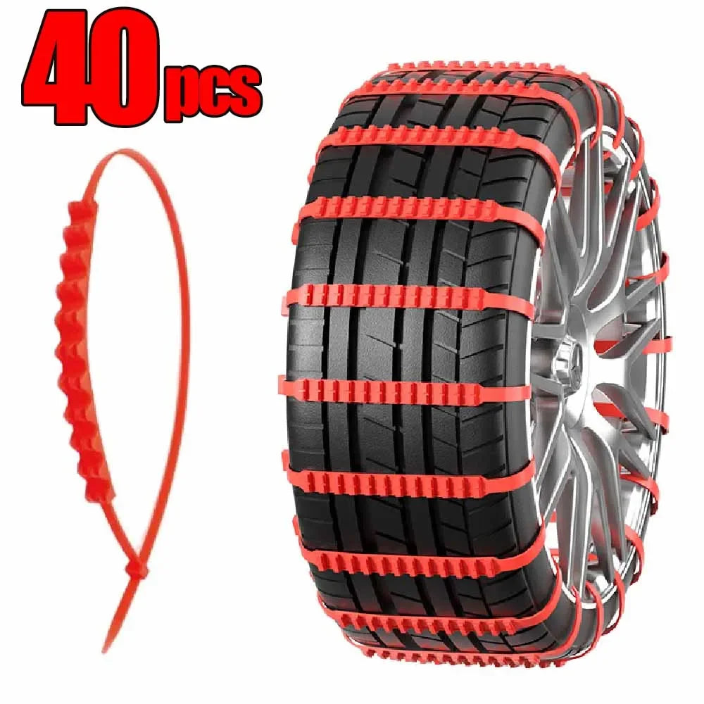 AIVC Anti-Skid Snow Chains | Pro Grade Winter Traction 40pcs – Car Accessories | MotorWorld Marketplace