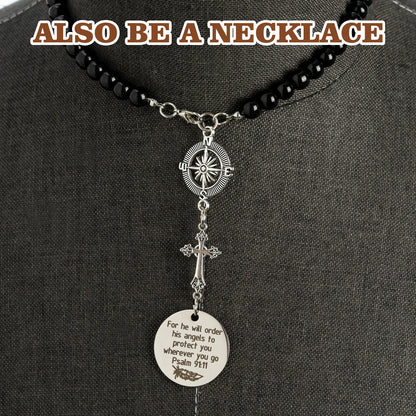 Metal Guardian Rear View Mirror Charm – Car Ornament Gift