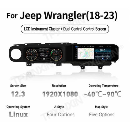 Jeep Wrangler JL 2018-23 24.6" Android GPS Head Unit – Car Accessories | MotorWorld Marketplace