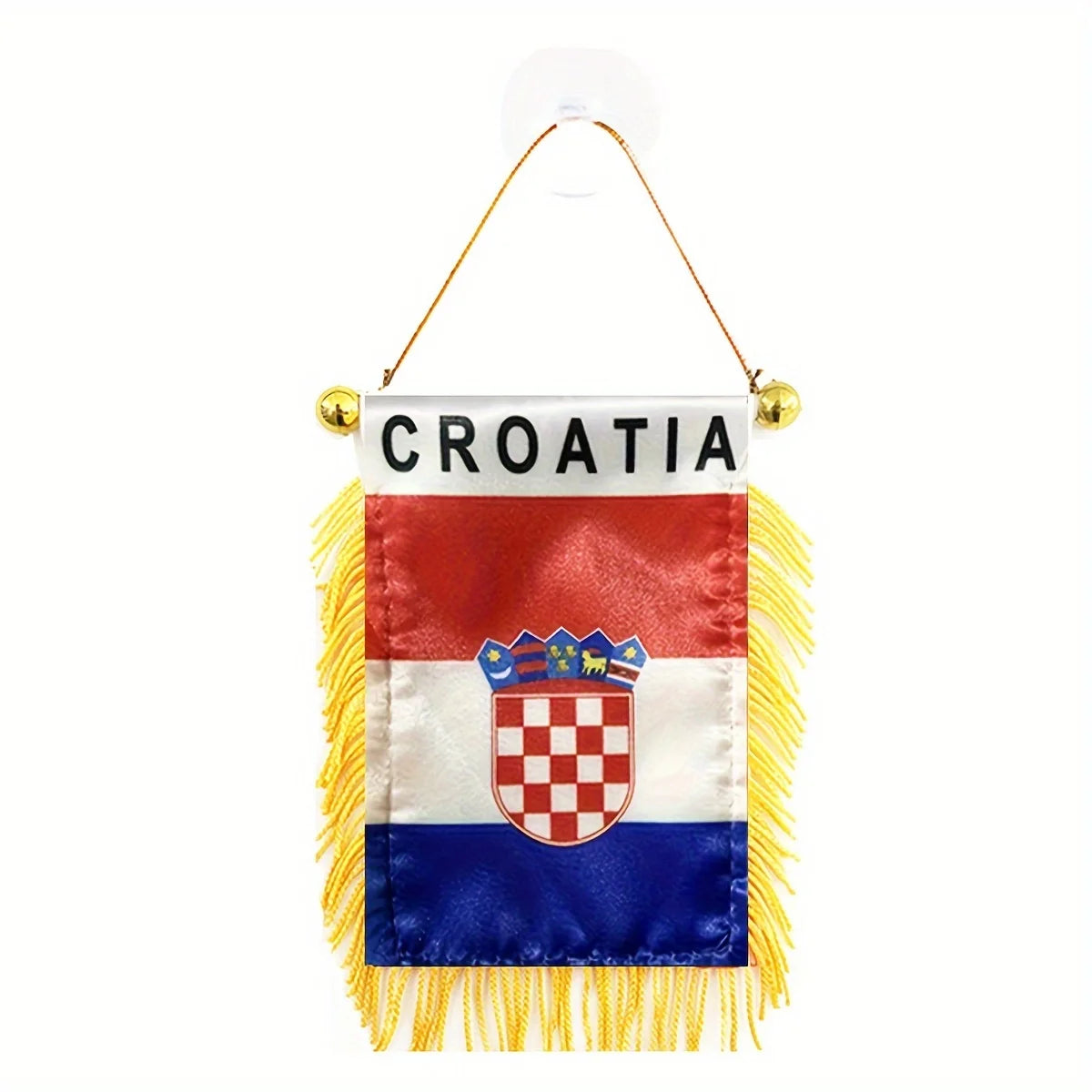 Croatia Car Mirror Flag 8x12cm – Professional Auto Decor