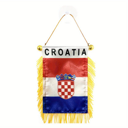 Croatia Car Mirror Flag 8x12cm – Professional Auto Decor