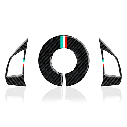 Carbon Fiber Steering Wheel Trim for Fiat 500/595 2007-2019 black – Car Accessories | MotorWorld Marketplace
