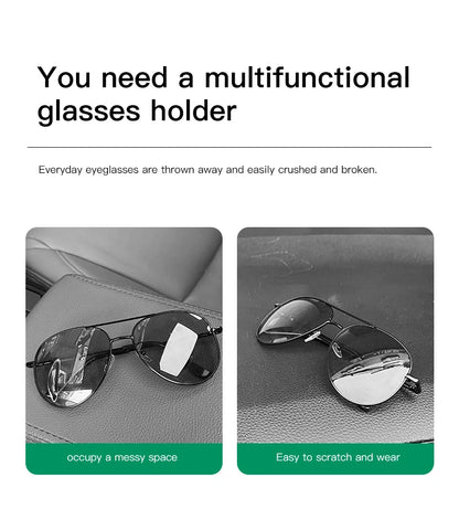 Premium Leather Sun Visor Glasses Clip for Alfa Romeo GT