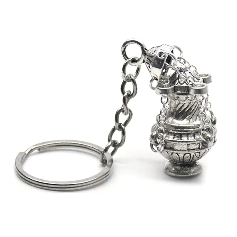 Christian Incense Burner Keychain – Auto & Bag Pendant Gift – Car Accessories | MotorWorld Marketplace
