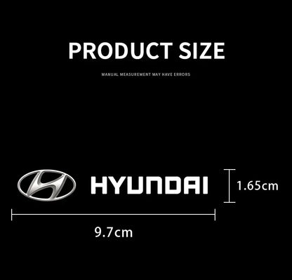 Heat-Resistant Brake Caliper Badge Stickers for Hyundai