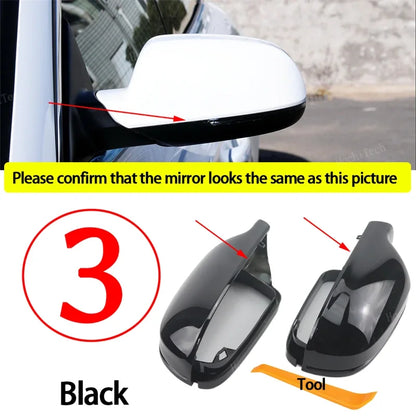 Carbon Fiber Look Mirror Cap for Audi 3. Black – Car Accessories | MotorWorld Marketplace