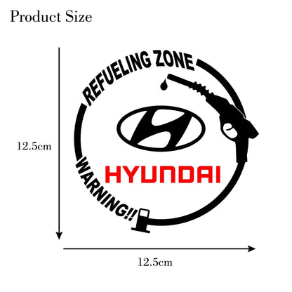 Hyundai Tucson Fuel Tank Emblem Decal – Waterproof Vinyl