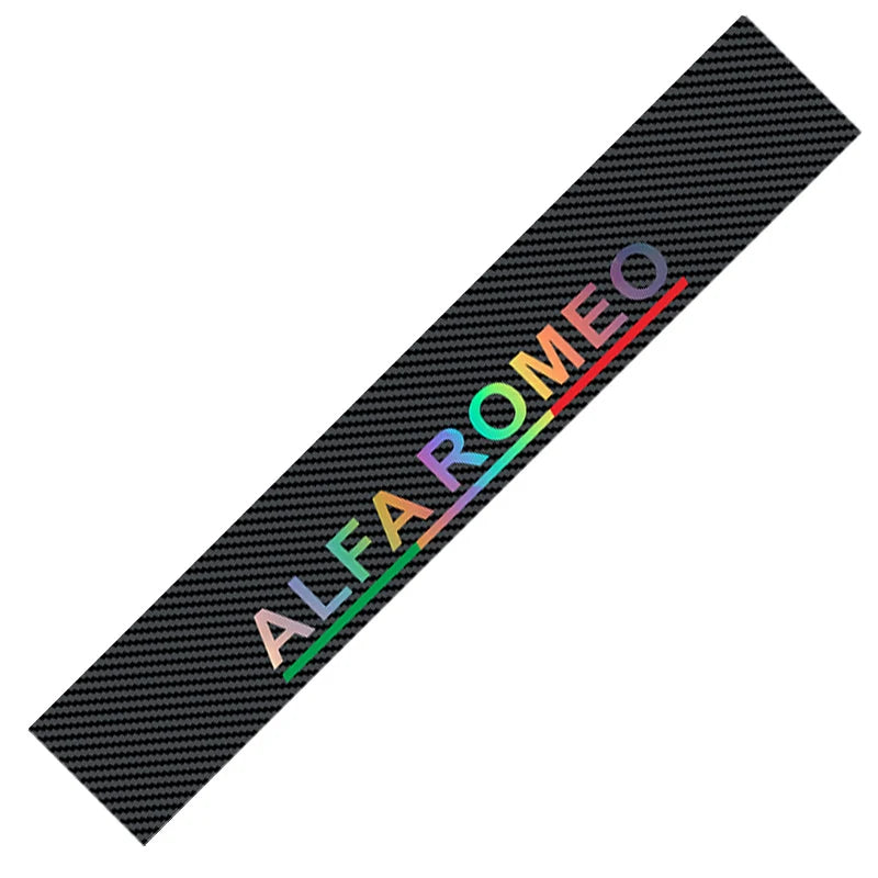 Carbon Fibre Alfa Romeo Windshield Decal - Fits Giulia, Stelvio E-Colorful – Car Accessories | MotorWorld Marketplace