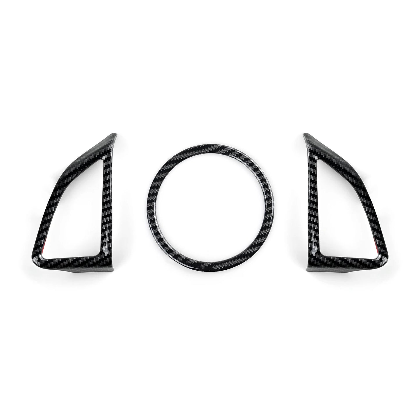 Autocollant de garniture intérieure en fibre de carbone ABS pour Camaro 2016-2024