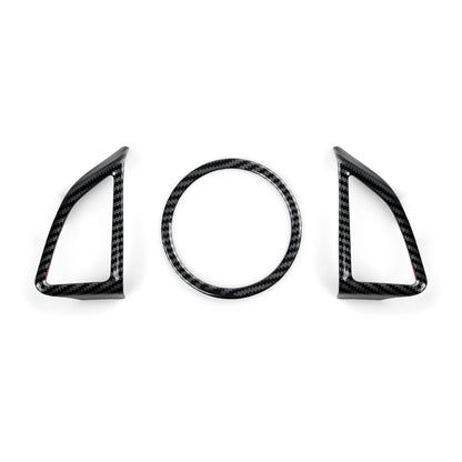 Autocollant de garniture intérieure en fibre de carbone ABS pour Camaro 2016-2024