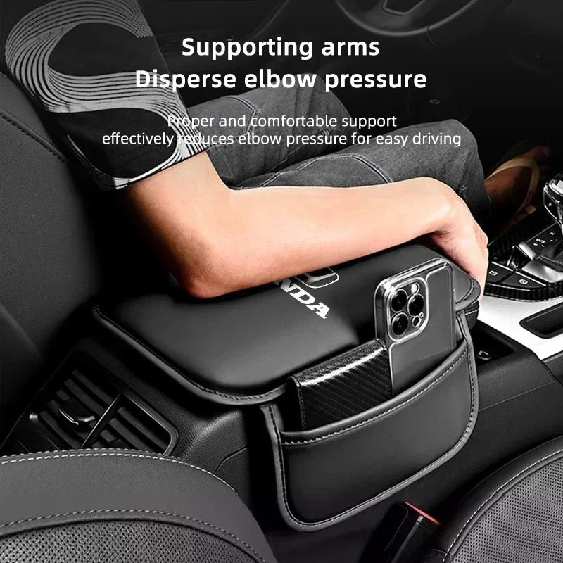 Honda Leather Console Hand Guard