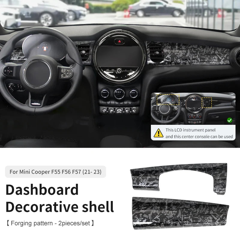 Premium ABS Leather Dashboard Shell for Mini F55/F56/F57 Forging Pattern – Car Accessories | MotorWorld Marketplace