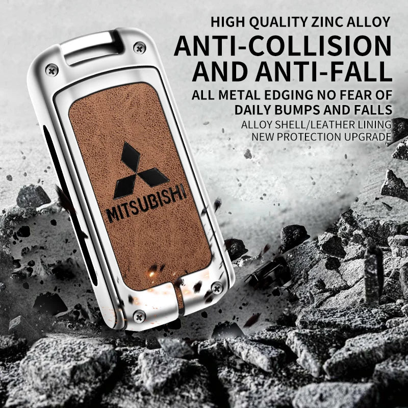 Premium Zinc Alloy Key Shell for Mitsubishi