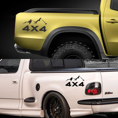 4X4 Mountain Vinyl Decal for Pickup Trucks – Pro Fit – Car Accessories | MotorWorld Marketplace