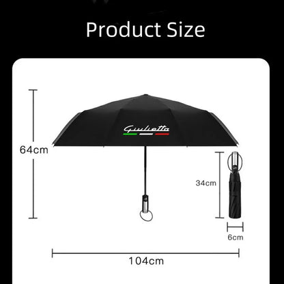 Automatic Windproof Sunshade Umbrella for Alfa Romeo Giulietta