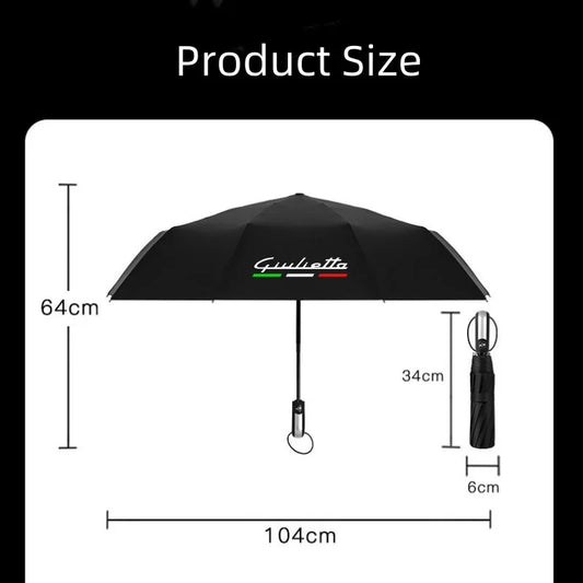 Automatic Windproof Sunshade Umbrella for Alfa Romeo Giulietta