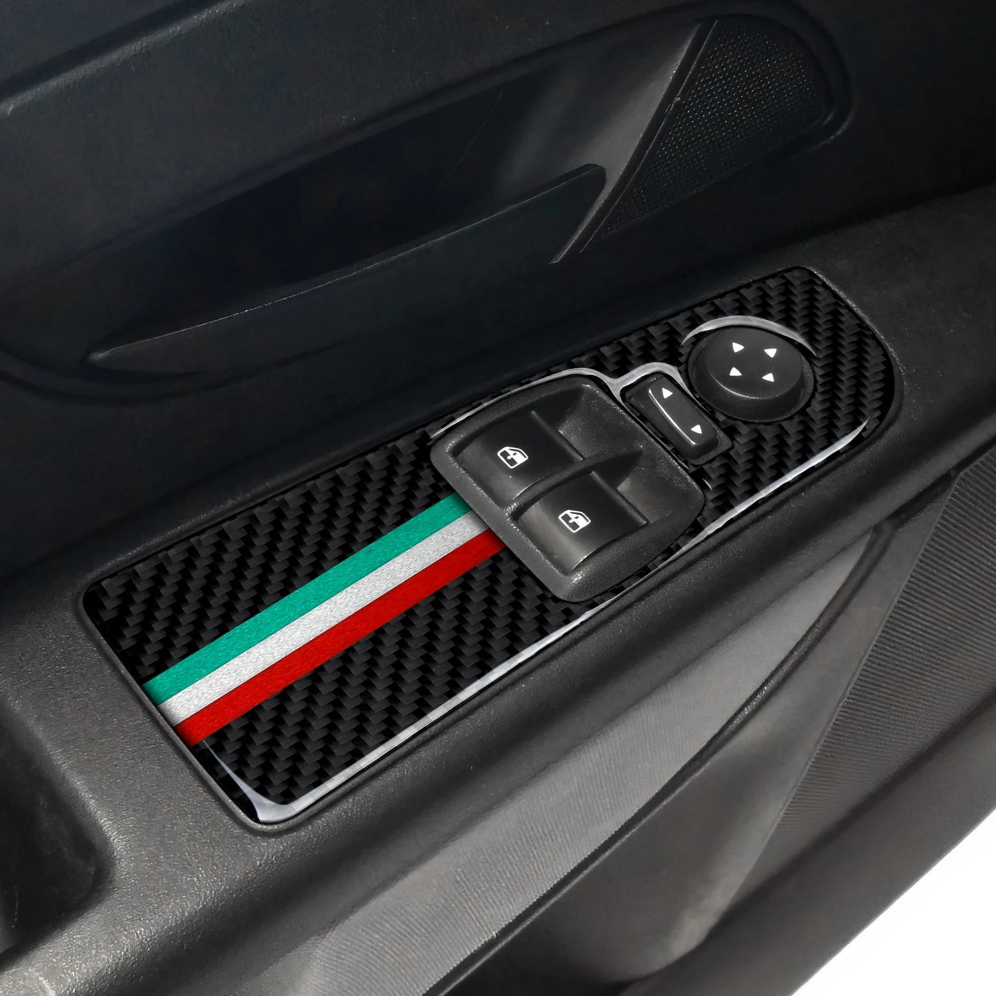(NOT SOLD TO USA) Fiat Grande Punto 199 Carbon Fiber Window Switch Panel Trim – Car Accessories | MotorWorld Marketplace