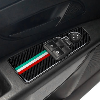 (NOT SOLD TO USA) Fiat Grande Punto 199 Carbon Fiber Window Switch Panel Trim – Car Accessories | MotorWorld Marketplace