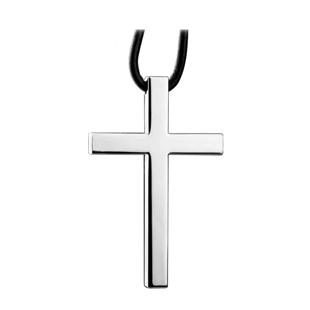 Metal Cross Jesus Car Pendant – Premium Rearview Ornament silver – Car Accessories | MotorWorld Marketplace