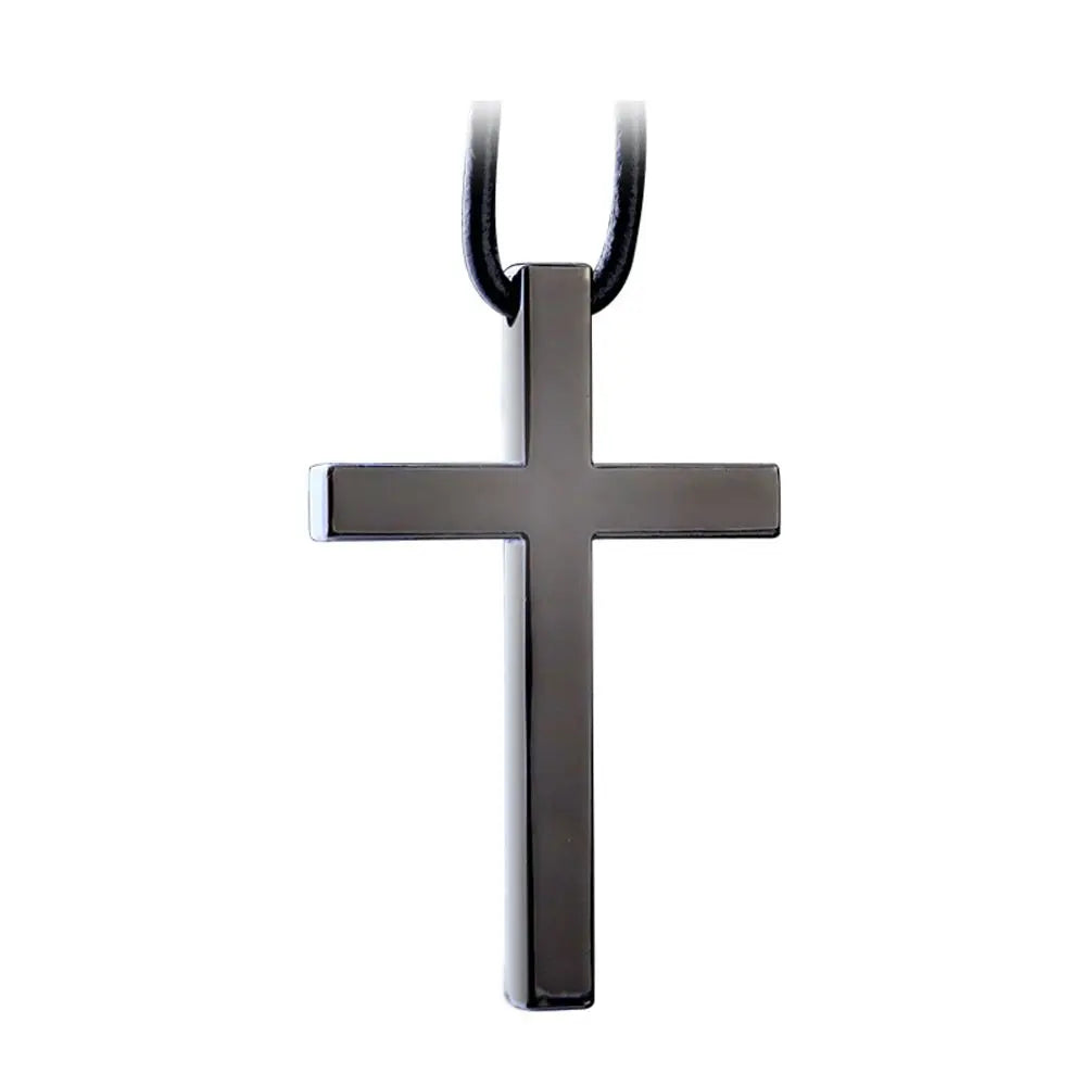 Metal Cross Jesus Car Pendant – Premium Rearview Ornament black – Car Accessories | MotorWorld Marketplace