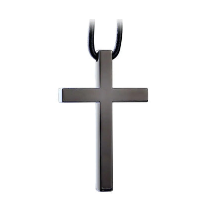 Metal Cross Jesus Car Pendant – Premium Rearview Ornament black – Car Accessories | MotorWorld Marketplace