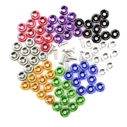 10Pcs M6 JDM Aluminum Washers Hex Screws Car/Scooter Mods – Car Accessories | MotorWorld Marketplace