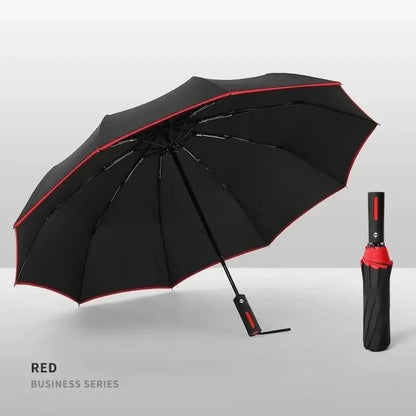 Peugeot Auto Folding Windproof Rain Sunshade Umbrella