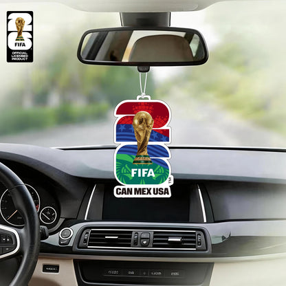 FIFA World Cup 2026 Official 3 Pack Car Air Freshener with Trophy Mascot & Host City Design, Long Lasting Scent for Car & Home – Car Accessories | MotorWorld Marketplace