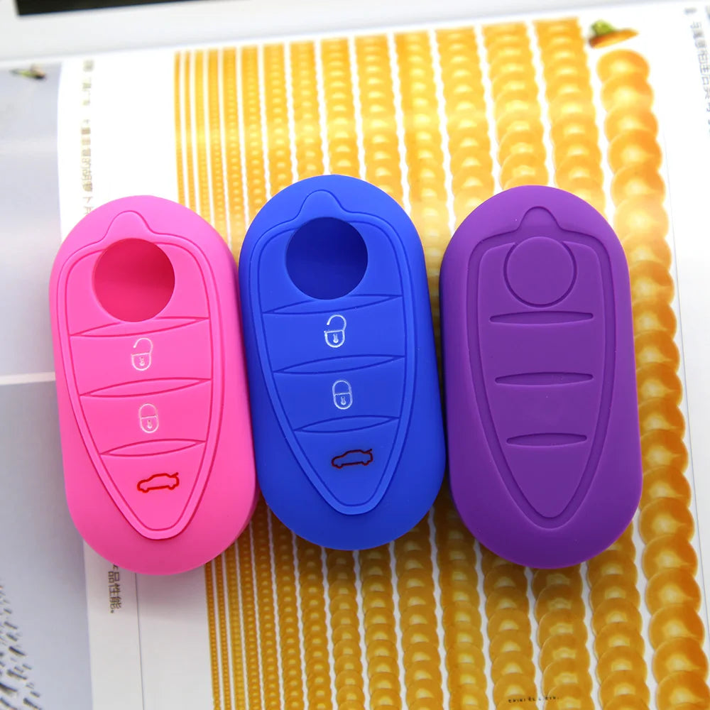 Premium Silicone Key Cover for Alfa Romeo Giulietta/Mito/4C – Car Accessories | MotorWorld Marketplace