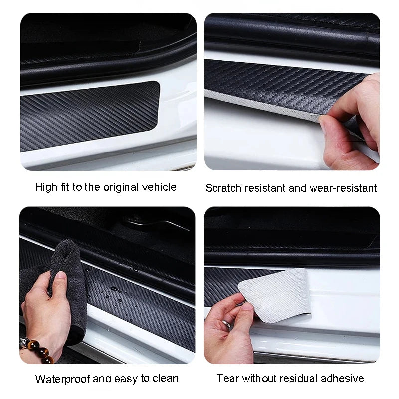 Carbon Fiber Door Sill Protectors for GMC