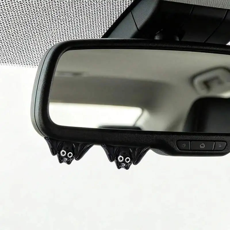 3pcs Bat Car Mirror & Dashboard Decor – Halloween Interior Set – Car Accessories | MotorWorld Marketplace