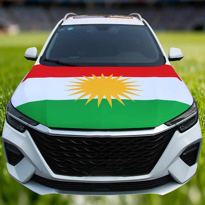 National Flag Car Hood Cover 115x160CM – Custom Engine Wrap