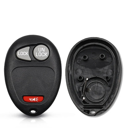 KEYYOU 2pcs Remote Key Shell for Chevy Tahoe GMC Yukon 07-14
