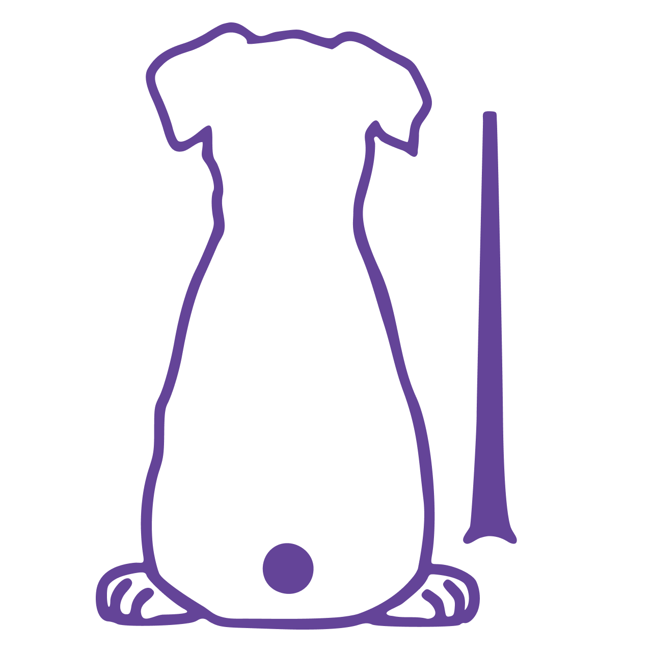 Cute Dog Wiggling Tail Rear Wiper Decal – Waterproof Vinyl purple 17X12cm – Car Accessories | MotorWorld Marketplace
