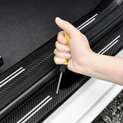 Protection de seuil de porte en fibre de carbone pour Ford F150 2023