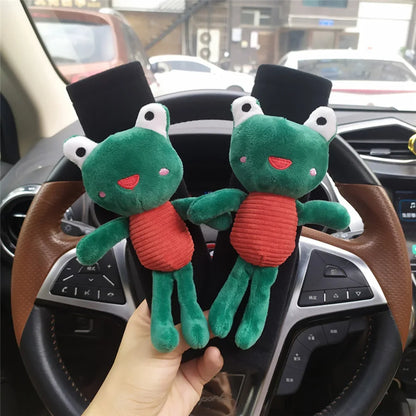 Adorable housse de ceinture de sécurité pour voiture, motif dessin animé, coussin doux pour enfants 