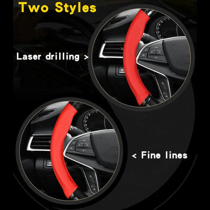 Universal Carbon Fiber Leather Steering Wheel Cover, Anti-Slip – Car Accessories | MotorWorld Marketplace