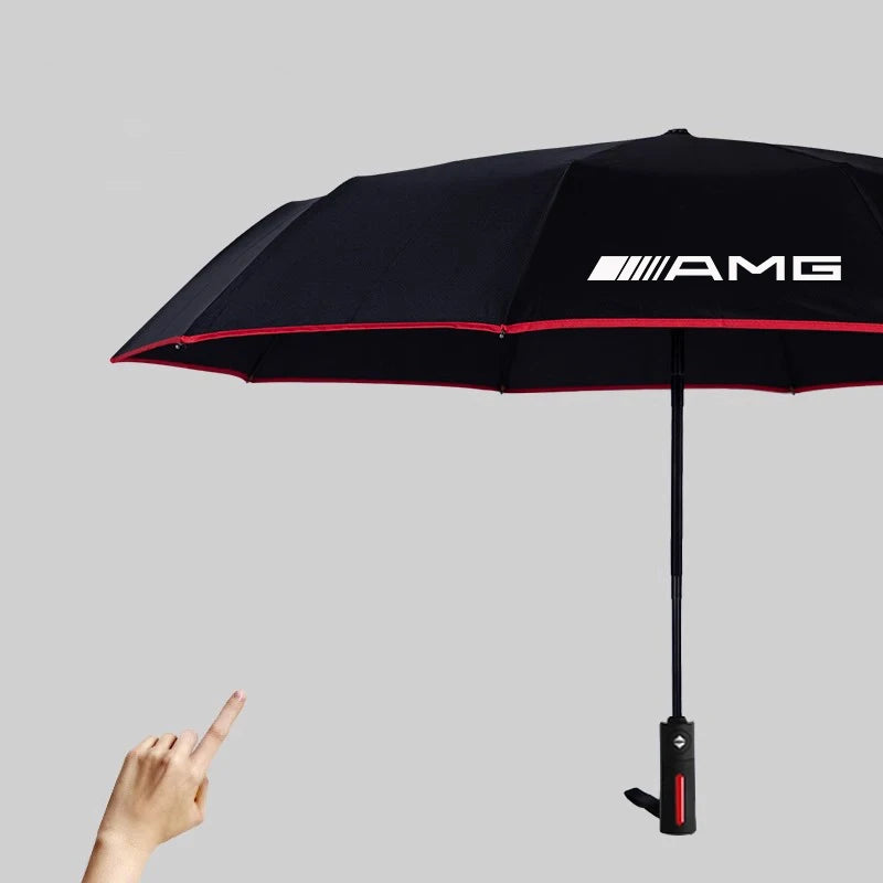 Mercedes-Benz Windproof Rain Sunshade Foldable Umbrella