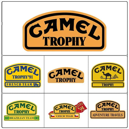 Camel Trophy Racing Helmet Sticker, Waterproof, UV Proof