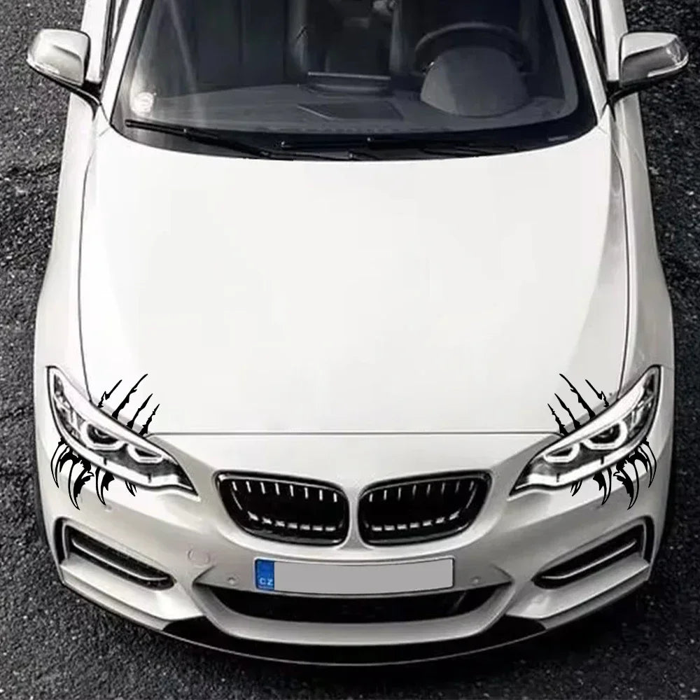 Universal Headlight Eyebrow Claw Decals – PVC, Pro Tuning – Car Accessories | MotorWorld Marketplace