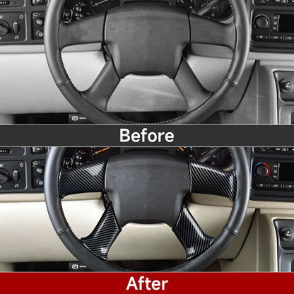 Carbon Fiber Steering Wheel Trim for GM SUVs – ABS Upgrade – Car Accessories | MotorWorld Marketplace