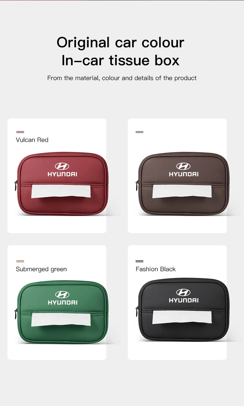 Hyundai Genesis N-LINE Armrest Tissue Box & Sunshade Kit