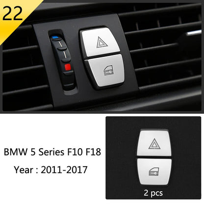 BMW F10 F18 Interior Button Panel Trim Stainless Steel Cover 22 Type – Car Accessories | MotorWorld Marketplace