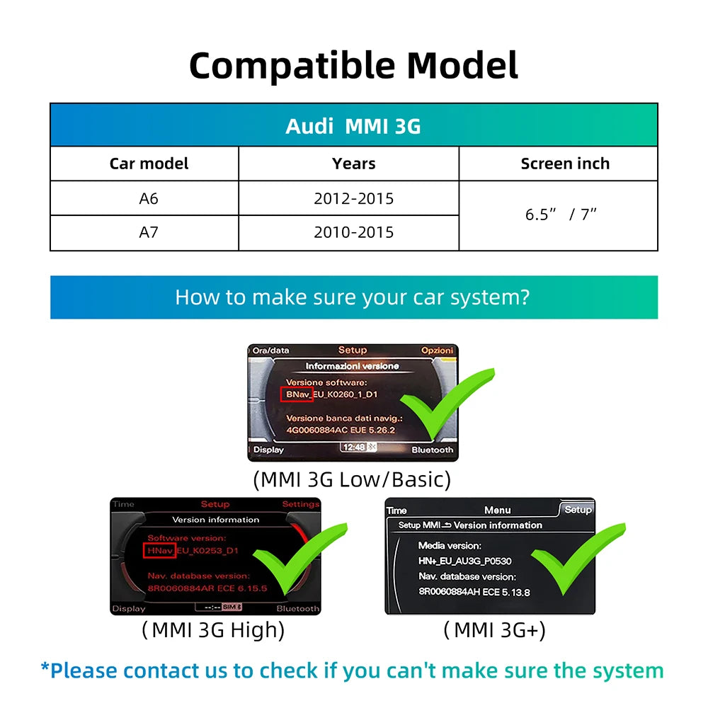 Wireless Carplay Android Auto Kit for Audi A6 A7 2010-15 MMI Audi A6 A7 2010-2015 – Car Accessories | MotorWorld Marketplace