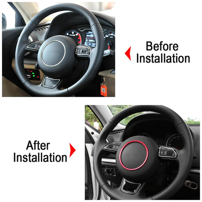 Premium Steering Wheel Trim Ring for Audi A1-A8/Q Series